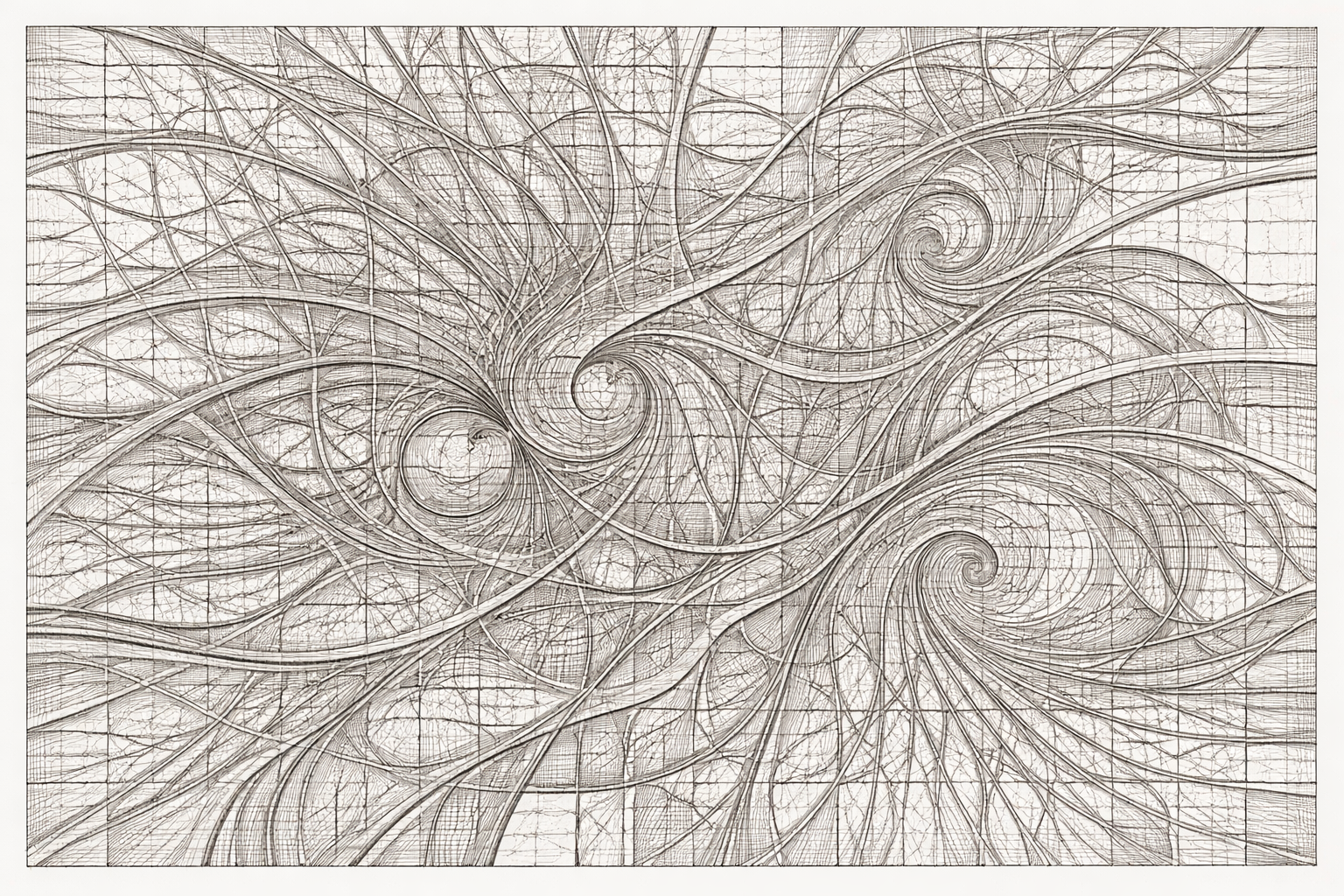 Fractal carved tile mosaic